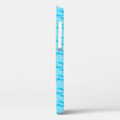 Pastelblauwe Zee Watergolven Vreedzame Oceaan Case-Mate iPhone Case (Achterkant / Links)