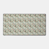  pastelbloem botanisch patroon bureaumat (Voorkant)
