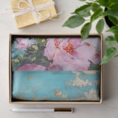 Pastelbloem Eenhoorn Decoupage Tissuepapier (Geschenk)