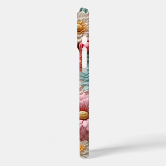 Pastelbloem ontwerp telefoonhoes Case-Mate iPhone case (Achterkant / Links)