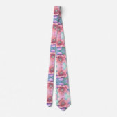 pastelbloem stropdas (Achterkant)