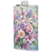 pastelbloem thermische trommel heupfles (Links)
