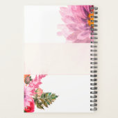 Pastelbloem Wekelijks/Maandelijks Planner (Achterkant)