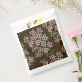 Pastelbloemen in pinken bedankzakje (Gezegeld)