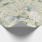 Pastelbloemen naadloos cadeaupapier (Hoek)