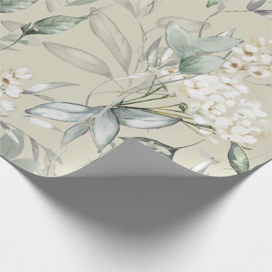 Pastelbloemen naadloos cadeaupapier (Hoek)