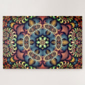 pastelbloemen puzzel legpuzzel (Horizontaal)