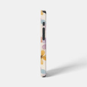 Pastelbloemen Retro Hippie bloemen iPhone Hoesje (Linkerkant)