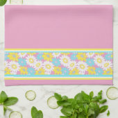 Pastelbloemen Theedoek (Gevouwen)