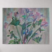 pastelbloemen van kunstenaar Elizaveta Limanova(me Poster (Voorkant)