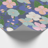 pastelbloementuin cadeaupapier (Hoek)