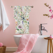  pastelbloemmotief bad handdoek