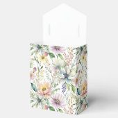 pastelbloemmotief bedankdoosjes (Geopend)