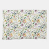  pastelbloemmotief theedoek (Horizontaal)
