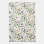  pastelbloemmotief theedoek (Verticaal)