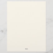 pastelbloemrand briefhoofd (Achterkant)