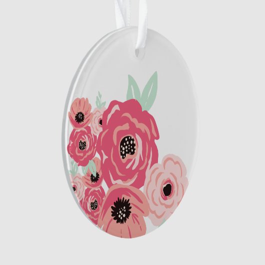 Pastelbloemtros [1A] Ornament (voorkant)