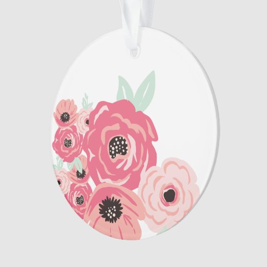 Pastelbloemtros [1A] Ornament (voorkant)