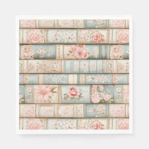  pastelboekenstapels servet