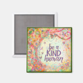  pastelboom een vriendelijke menselijke inspirativ magneet (Voorkant / Achterkant)