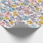 pastelborsten cadeaupapier (Hoek)