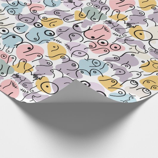 pastelborsten cadeaupapier (Hoek)