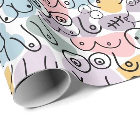 pastelborsten cadeaupapier (Rol Hoek)