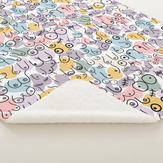 pastelborstplezier sherpa deken (3/4)