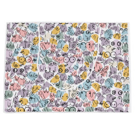 pastelborstvrouw groot cadeauzakje