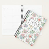 Pastelbotanische Waterverf vetplanten Patroon Planner (Display)
