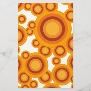 pastelcirkel oranje briefpapier