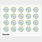 Pastelcollectie: fris, goed leesbaar sticker (Vel)
