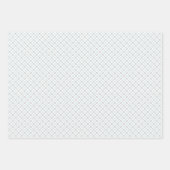 Pastelcombinatie van Retro Grijs, Mint, Geometrisc Inpakpapier Vel (Voorkant 3)