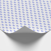 Pastelcore hartpatroon cadeaupapier (Hoek)
