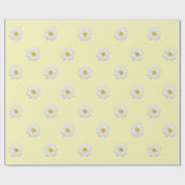 pasteldaisy-inpakpapier cadeaupapier (Vlak)