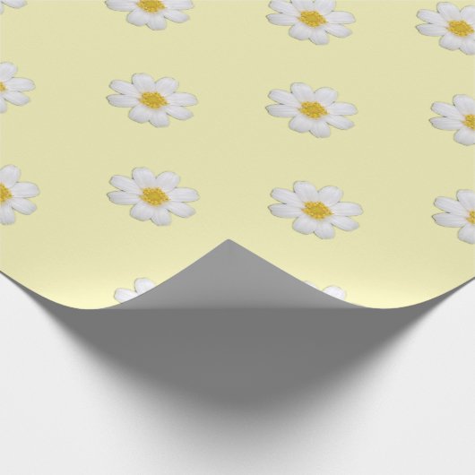 pasteldaisy-inpakpapier cadeaupapier (Hoek)