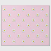 pasteldaisy-inpakpapier cadeaupapier (Vlak)