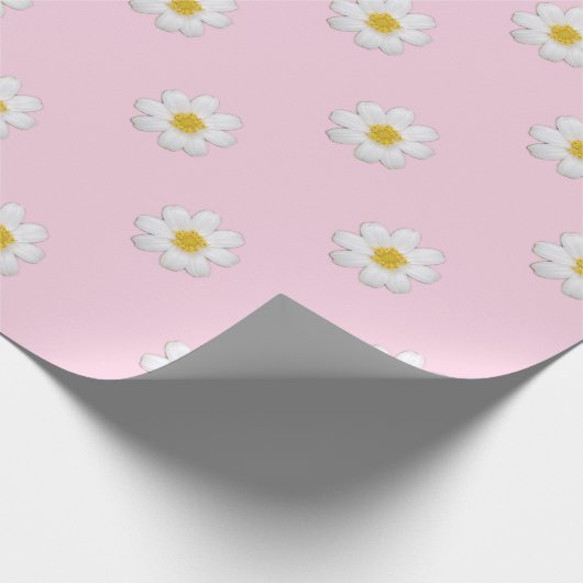 pasteldaisy-inpakpapier cadeaupapier (Hoek)