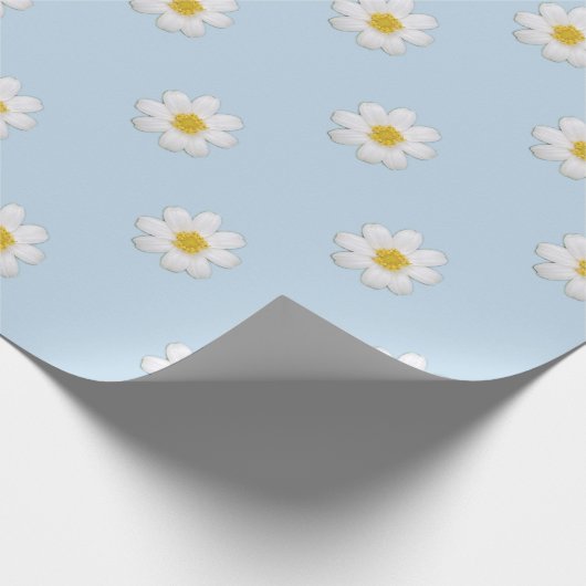 pasteldaisy-inpakpapier cadeaupapier (Hoek)
