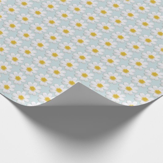 Pasteldaisy Modern inpakpapier (Hoek)