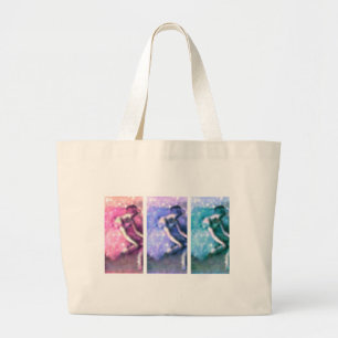 Pasteldansers Grote Tote Bag