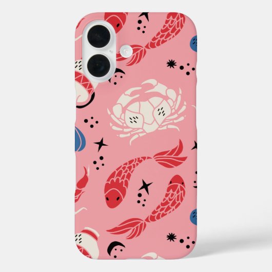 pasteldierenriemastrologie Case-Mate iPhone case (Achterkant)