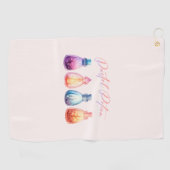 pasteldrank golfhanddoek (Horizontaal)