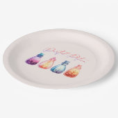 pasteldrank papieren bordje (Gekanteld)