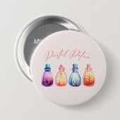 pasteldrank ronde button 7,6 cm (Voorkant /achterkant)