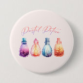 pasteldrank ronde button 7,6 cm (Voorkant)