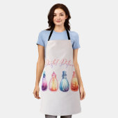 pasteldrank schort (Gedragen)