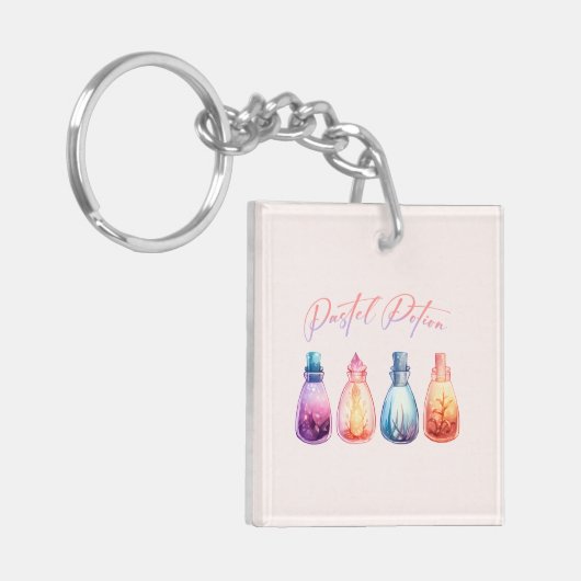 pasteldrank sleutelhanger (Voorkant Links)