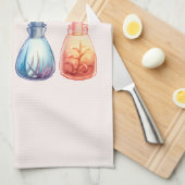 pasteldrank theedoek (Quarter Fold)