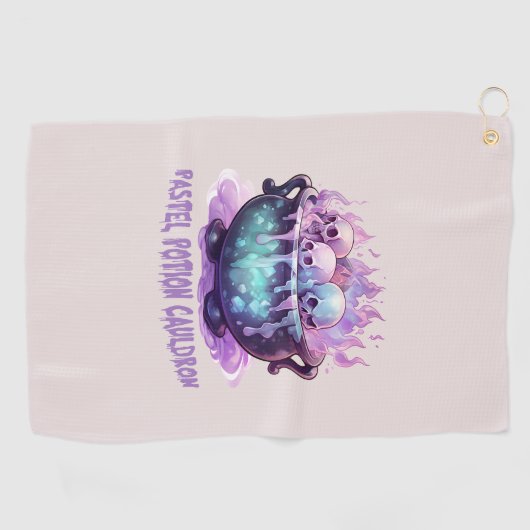 pasteldrankketel golfhanddoek (Horizontaal)